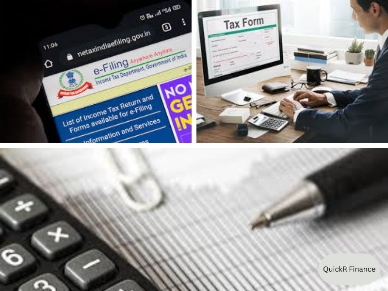 Income tax return (ITR) filing process in India (Step-by-step approach) - quickr finance